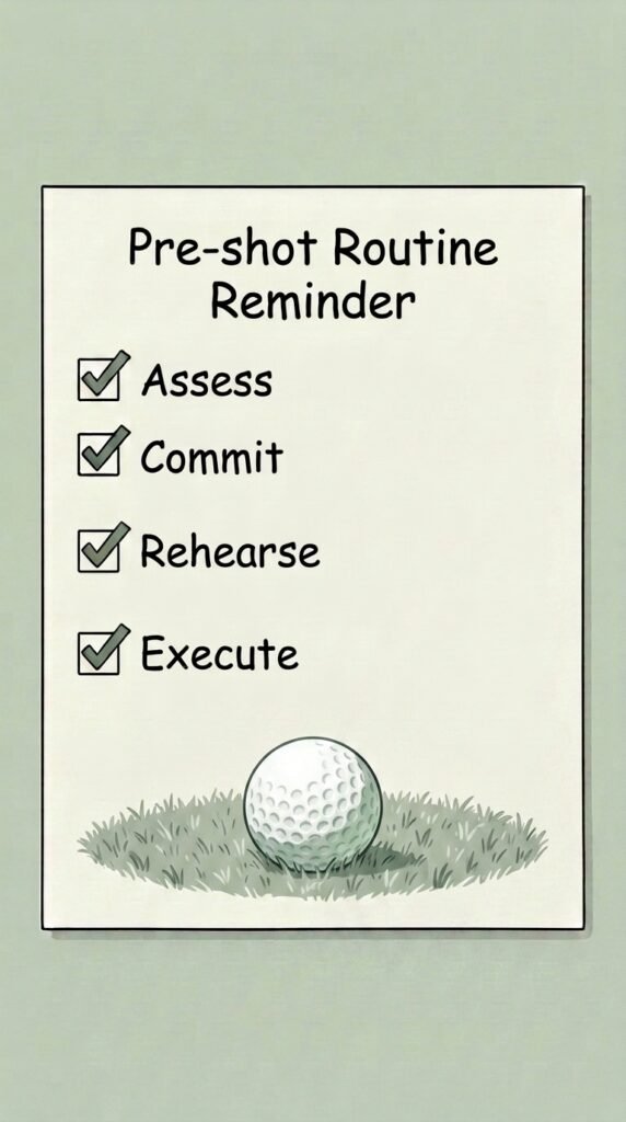 pre shot routine reminder